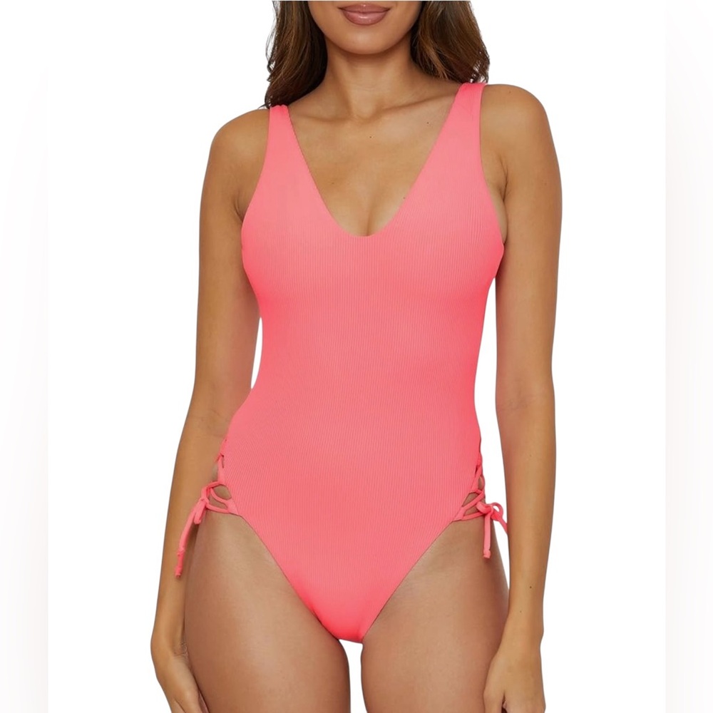 BECCA Modern Edge High Leg One Piece